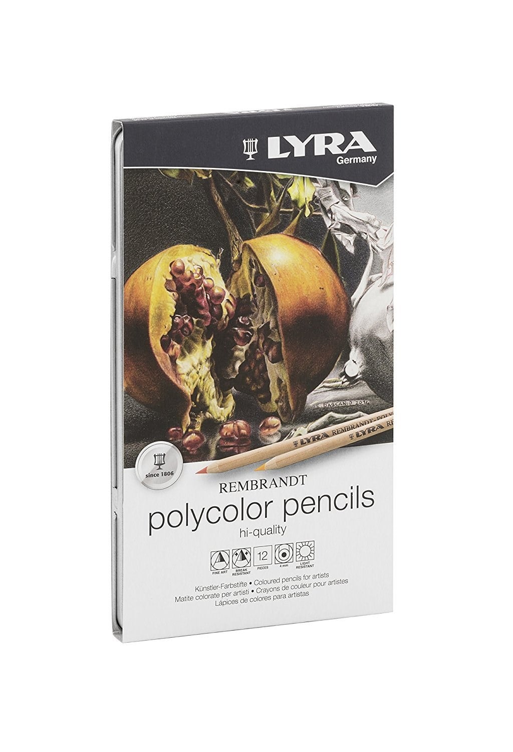 Kuru Boyalar Lyra Rembrandt Polycolor Kuruboya 12'li Metal Kutu Satın Al