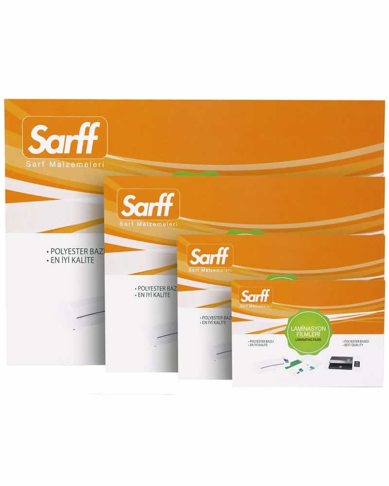 Laminasyon Filmleri Sarff 150mic.KK(7X10cm) Laminasyon Filmi 100 Adet Satın Al