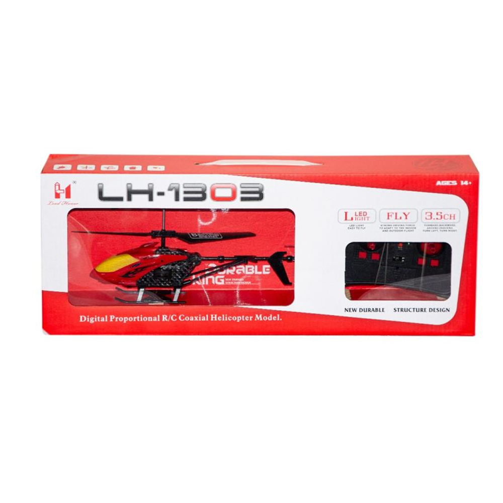 LH1303 Kumandalı Işıklı Helikopter 21 cm -Can