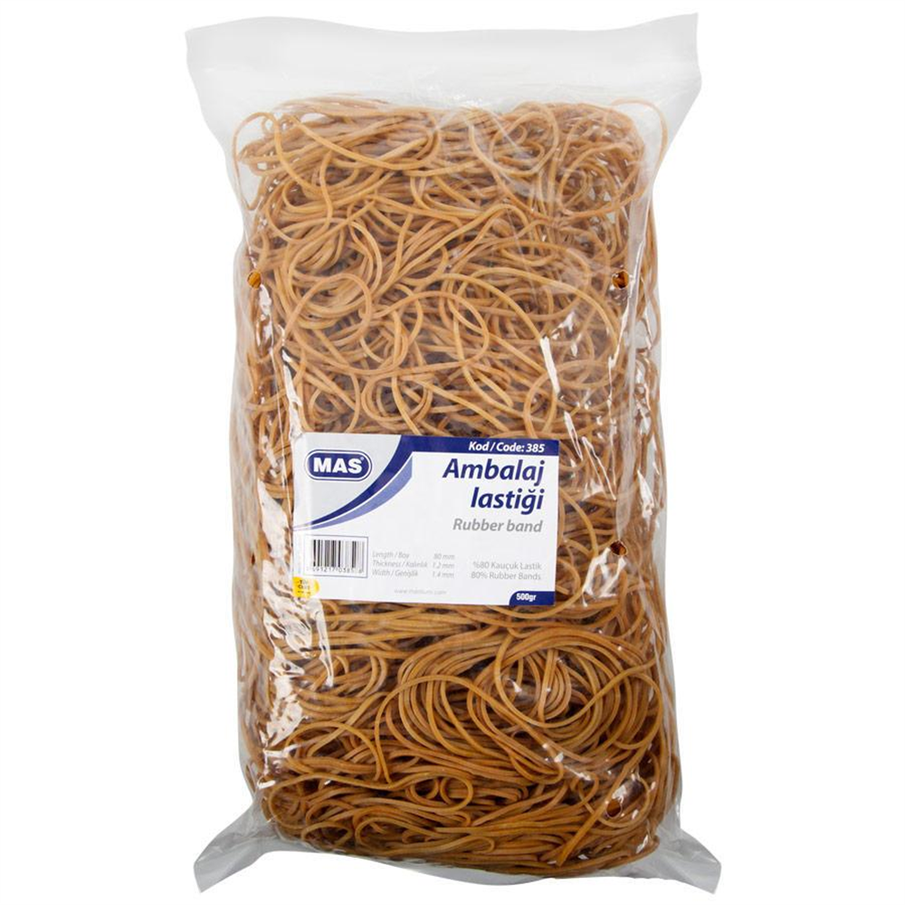Mas 385 Paket Lastiği  %80 Kauçuk 500 gr
