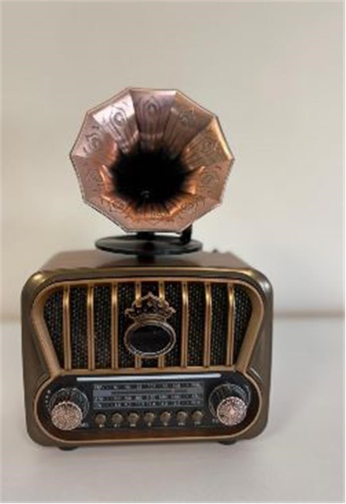 Mikrofon, Kulaklık ve Hoparlör Everton RT-605 Şarjlı,  Nostaljik Radyo( Bluetooth-USB-SD-FM) Satın Al