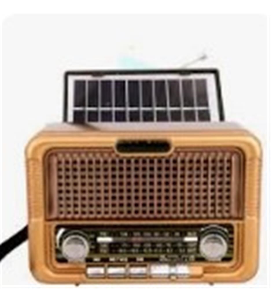 Mikrofon, Kulaklık ve Hoparlör Everton Rt-711-Usb-Tf-Am-Fm-Sw-Tws-Usb Güneş Enerjili  Nostaljik Radyo Satın Al
