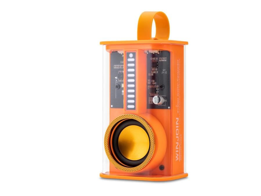 Mikrofon, Kulaklık ve Hoparlör Hadron  K07PRO Turuncu Bluetooth Speaker 5W 102-61-47MM Satın Al