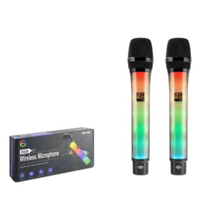 Mikrofon, Kulaklık ve Hoparlör Hadron Wx-82 Kablosuz 2-Mikrofon Uhf Rgb Satın Al