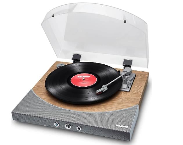 Mikrofon, Kulaklık ve Hoparlör ION Premier LP Bluetooth Hoparlörlü Ahşap Pikap Satın Al