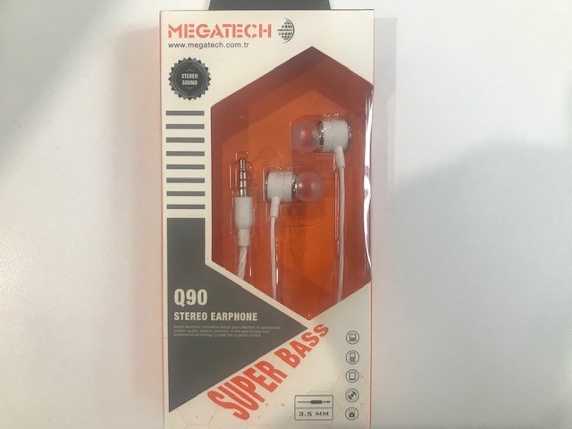 Mikrofon, Kulaklık ve Hoparlör Megatech Q90 Beyaz Mikrofonlu Kulaklık Satın Al