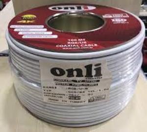 Modem ve Network Ürünleri Onli ON-6403 RG6-U6 64 Tel 1,02 CCS-AL 100 metre Anten Uydu Kablosu Satın Al