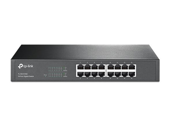 Modem ve Network Ürünleri Tp-Link TL-SG1016D 16 Port 10-100-1000 Mbps Switch Çelik Kasa Rack Mount Satın Al