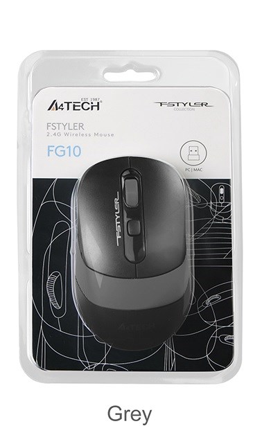 Mouse A4 Tech Fg10 Gri Nano Kablosuz Optik 2000 Dpı Mouse Satın Al