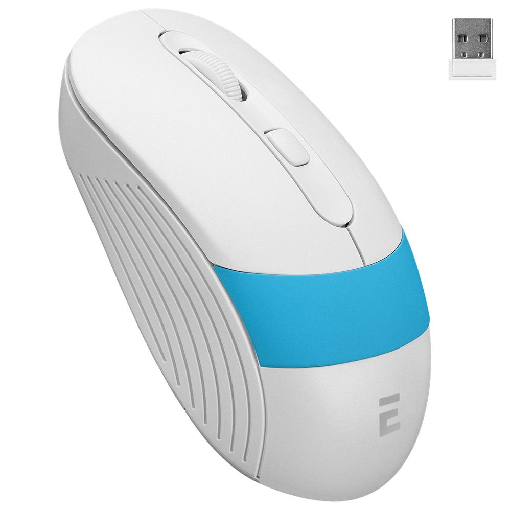 Mouse Everest SM-18 Usb Beyaz-Mavi 2.4Ghz Optik Kablosuz Mouse Satın Al