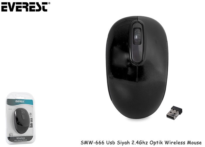 Mouse Everest SMW-666 USB Sarı 2.4 GHZ Optik Kablosuz Mouse 1500Dpı Satın Al