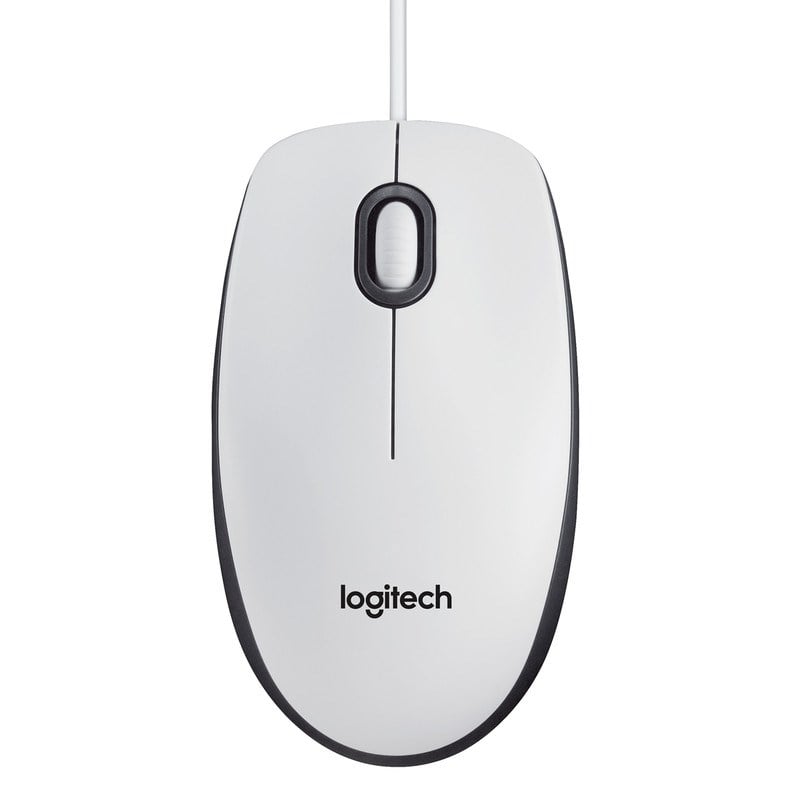 Mouse Logitech 910-003360 B100 Beyaz Kablolu Mouse Satın Al
