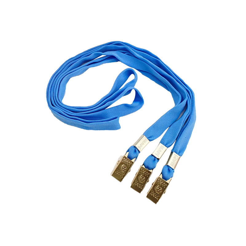 Ofis Aksesuarları MAPİ METAL KLİPSLİ-POLYESTER DOKUMA KART ASKI İPİ AÇIK MAVİ 10 LU BLİSTERLI Satın Al