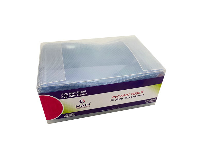 Ofis Aksesuarları MAPİ ÖZEL EBAT PVC KART POŞETİ NO:76 87X115 100'LÜ PAKET Satın Al