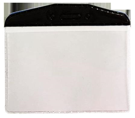 Ofis Aksesuarları MAPİ PVC KART POŞETLERİ (OVAL) SİYAH ŞERİTLİ 100'LÜ PAKET Satın Al