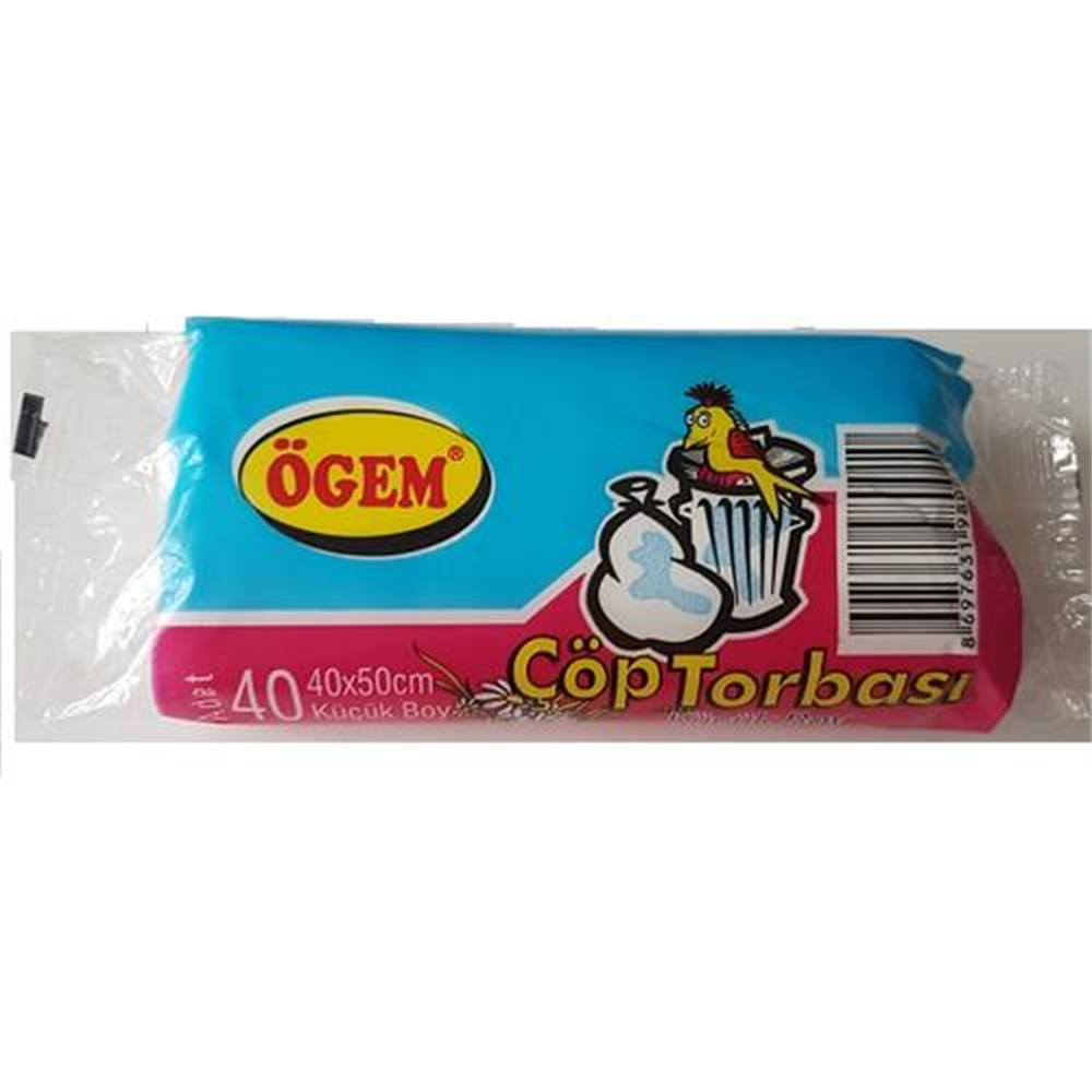 Ögem Çöp Torbası Mini Boy 40X50Cm 10 Litre 10 Paket 400 Adet