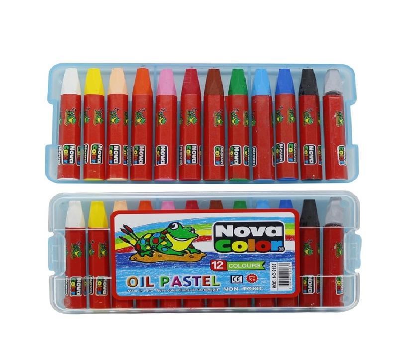 Okul Kırtasiye Nova color Oil Pastel Boya 12 Renk Satın Al