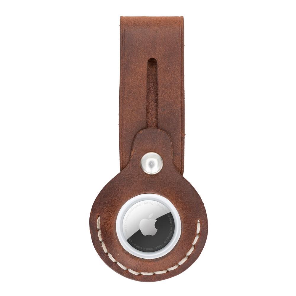 Oto Aksesuarları Apple AirTag Uyumlu Deri Anahtarlık Beta AA2 Taba Satın Al