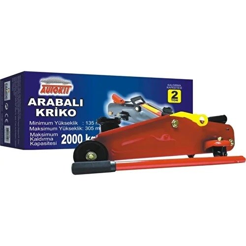 Oto Bakım Ürünleri Autokit Arabalı Kriko 2 Ton Satın Al