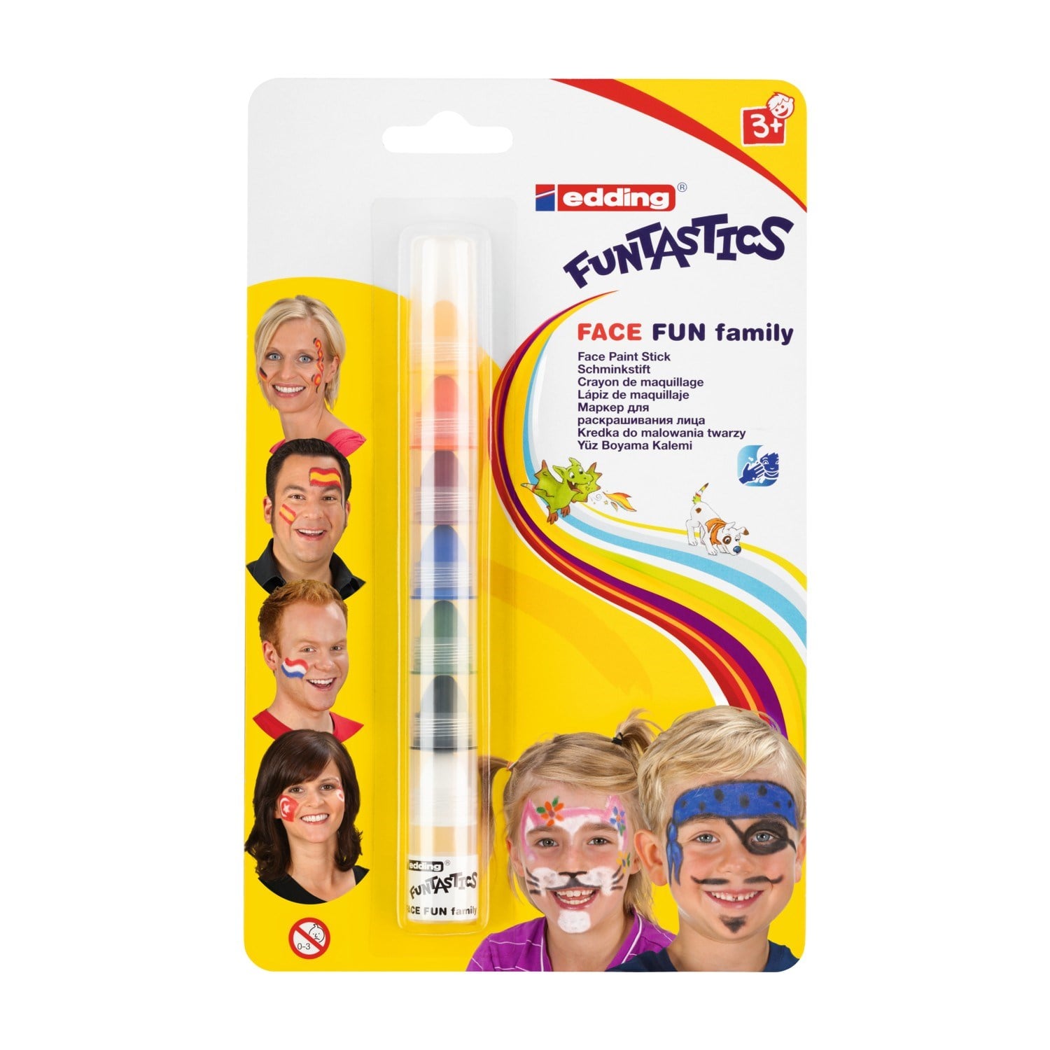 Pastel Boyalar Edding Yüz Boyama Kalemi 7 Renk Blister  Satın Al