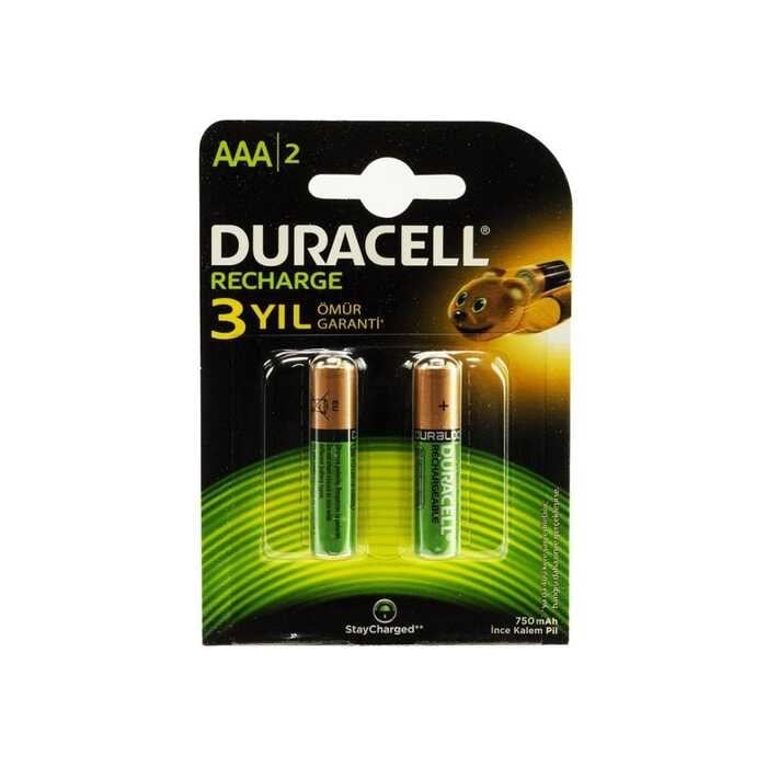 Piller Duracell 750 Mah Şarjlı İnce Pil 2'li Satın Al