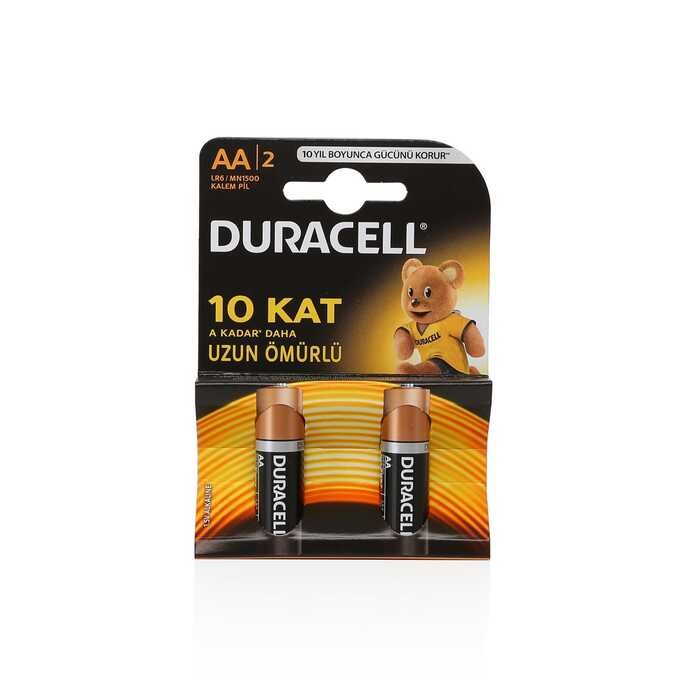 Piller Duracell AA Kalem Pil 2'li Satın Al
