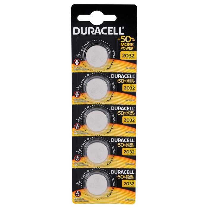 Piller Duracell CR2032 Lıthıum 3V Pil 5'li Satın Al