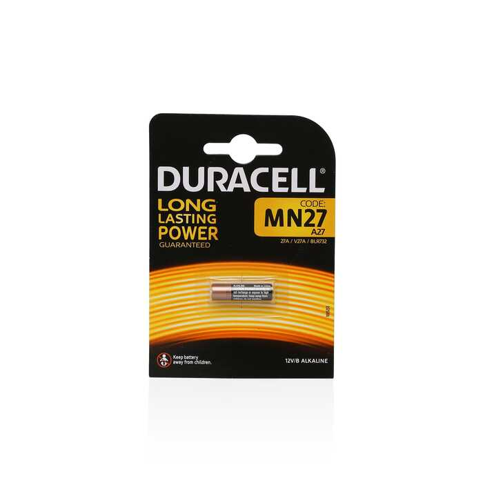 Piller Duracell Mn27/27A Pil 1'li Satın Al