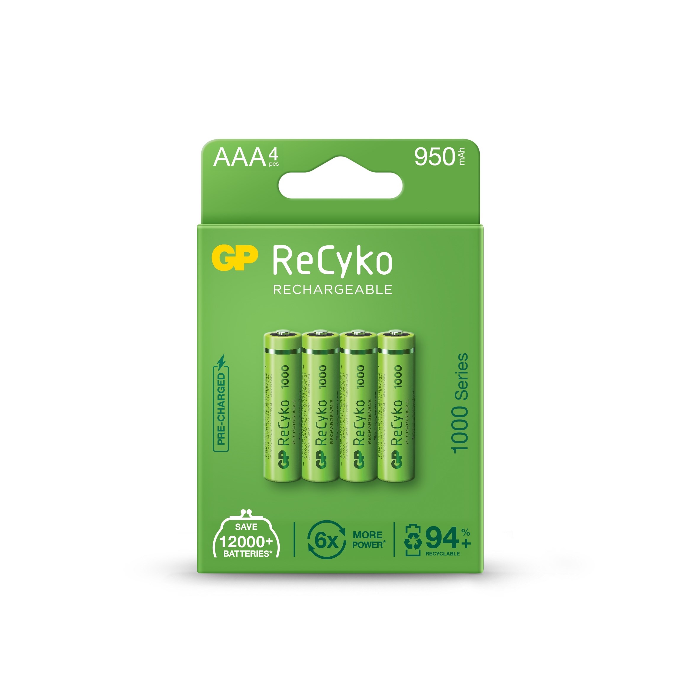 Piller GP 1000MAH ŞARJ EDİLEBİLİR 4LÜİNCE KALEM PİL Satın Al
