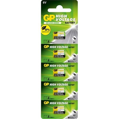 Piller GP 11A 6V ALKALİN PİL 5