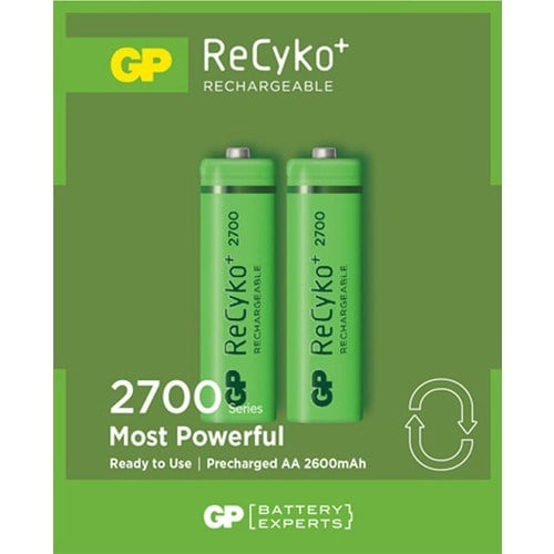 Piller GP 2600MAH RECYKO Nİ-MH ŞARJ EDİLEBİLİR (2Lİ) Satın Al