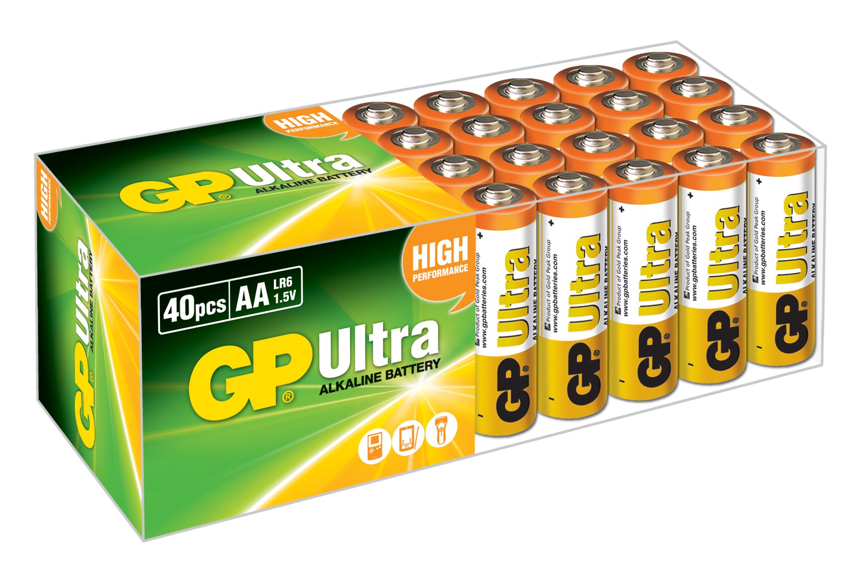 Piller GP G-Tech LR6 AA Boy Ultra Alkalin Kalem Pil 40'lı Paket GP15AU-2B40 Satın Al