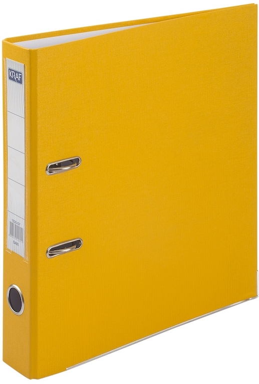 Plastik Klasörler Kraf Plastik Klasör Dar A4 Sarı Satın Al