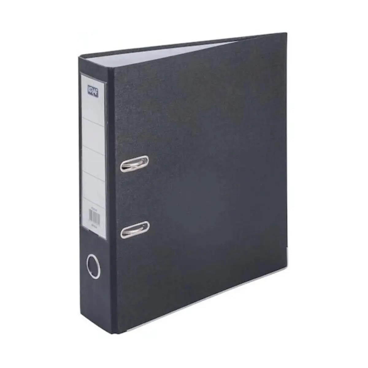 Plastik Klasörler Kraf Plastik Klasör Dar A4 Siyah Satın Al