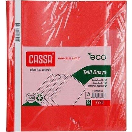 Poşet Dosyalar Cassa Plastik Telli Dosya Kırmızı 50'li 1 Paket ( 50 Adet ) Satın Al