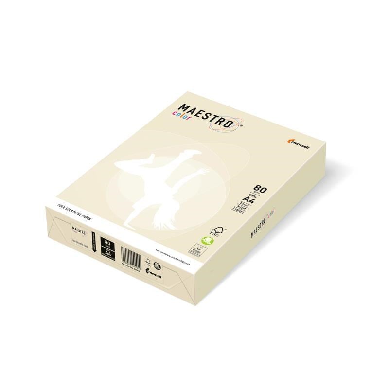 Renkli Fotokopi Kağıtları Maestro A4 Renkli Fotokopi Kağıdı CR20 Krem 80Gr 1 Koli 5 Paket Satın Al
