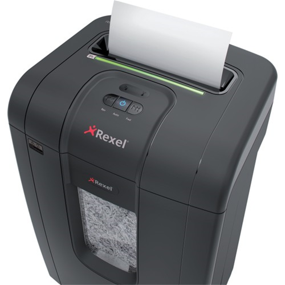 Rexel Mercury™ RSX1834 Sıkışmasız Evrak İmha Makinesi Siyah