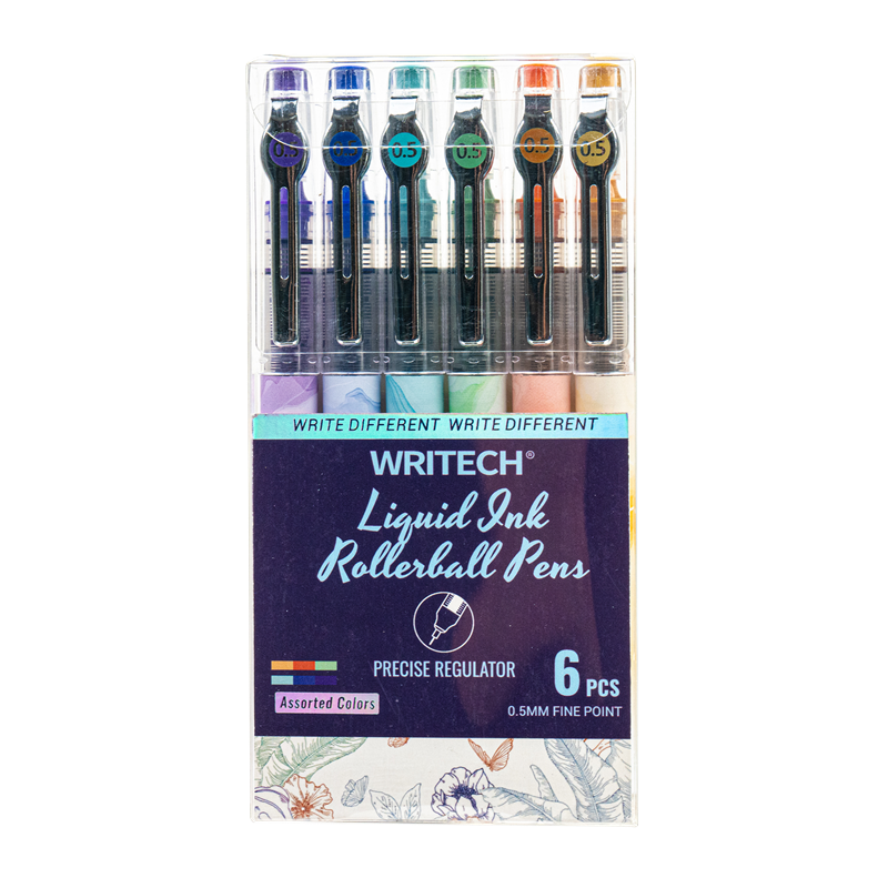 Roller ve Jel Kalemler WRITECH W-501 LIQUID ROLLER 4 RENK 0,5MM KALEM - 6'LI Satın Al