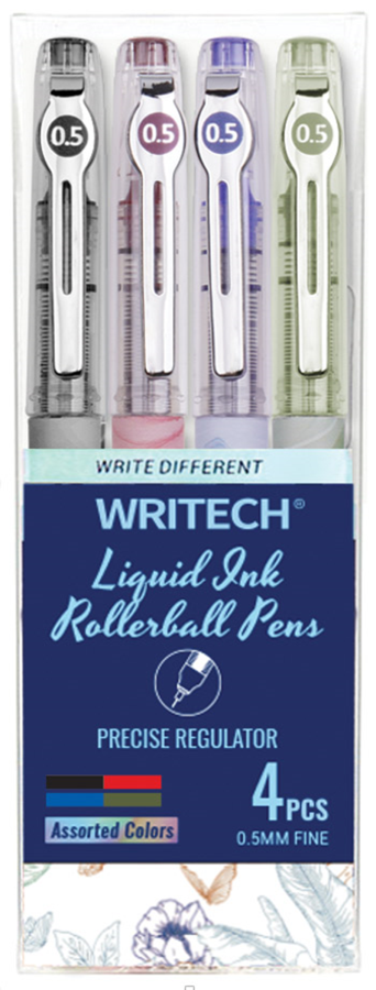 Roller ve Jel Kalemler WRITECH W-501 LIQUID ROLLER 4 RENK 0,5MM KALEM - 4'LÜ Satın Al