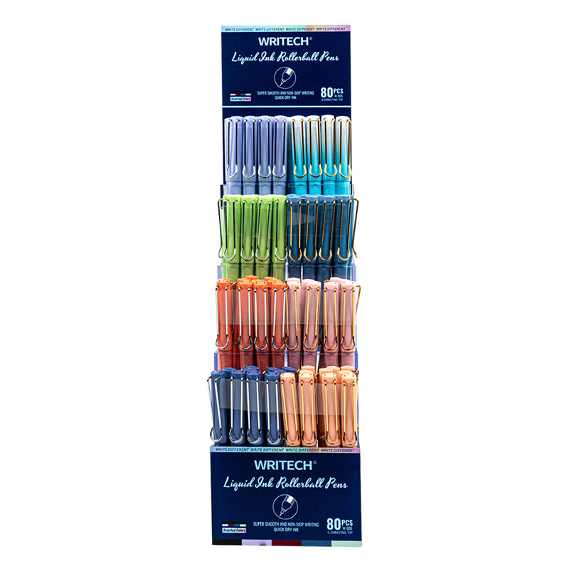 Roller ve Jel Kalemler WRITECH W-905 LIQUID ROLLER 4 RENK 0,5MM KALEM - 80'Lİ DISPLAY Satın Al