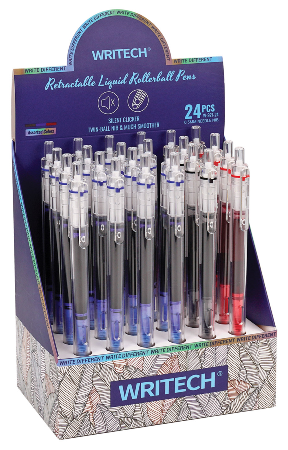 Roller ve Jel Kalemler WRITECH W-927 LIQUID ROLLER 0,5MM KALEM (MAVİ-SİYAH-KIRMIZI) - 24'LÜ SET Satın Al
