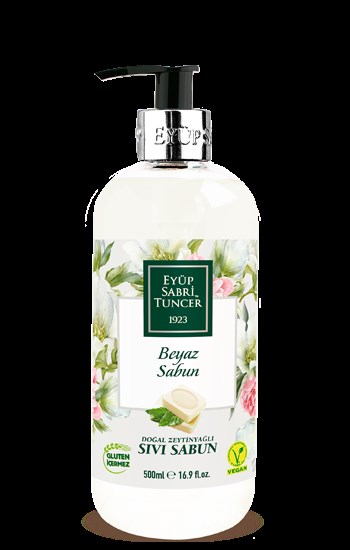 Sabunlar Eyüp Sabri Tuncer 500ml Sabun Doğal Zeytin Yağlı Sıvı Sabun Beyaz Satın Al