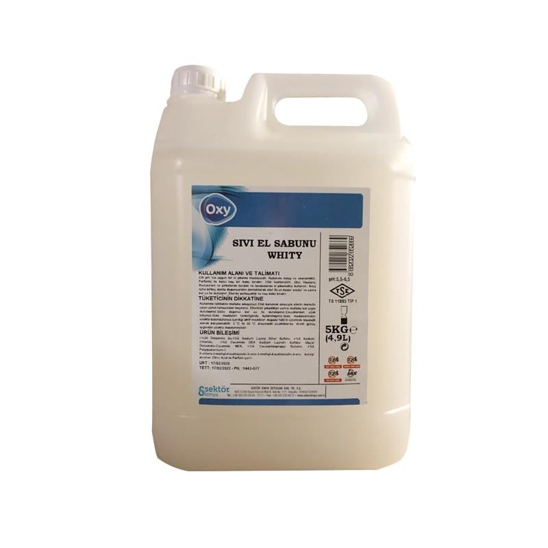 Sabunlar Oxy Sıvı El Sabunu Beyaz 5 Kg Satın Al