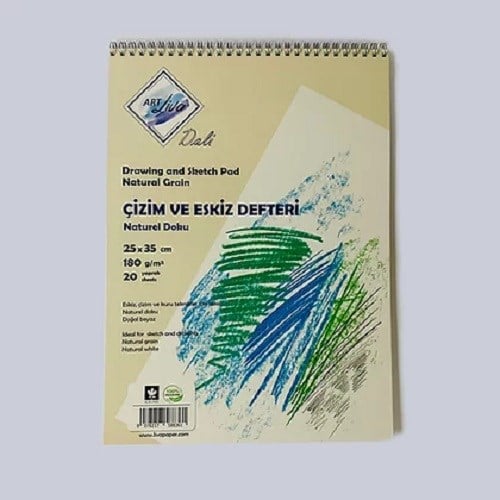 Sanatsal Resim Defterleri Art Liva Dali Eskiz ve Çizim Defteri 25x35 180gr 20 Sayfa Satın Al