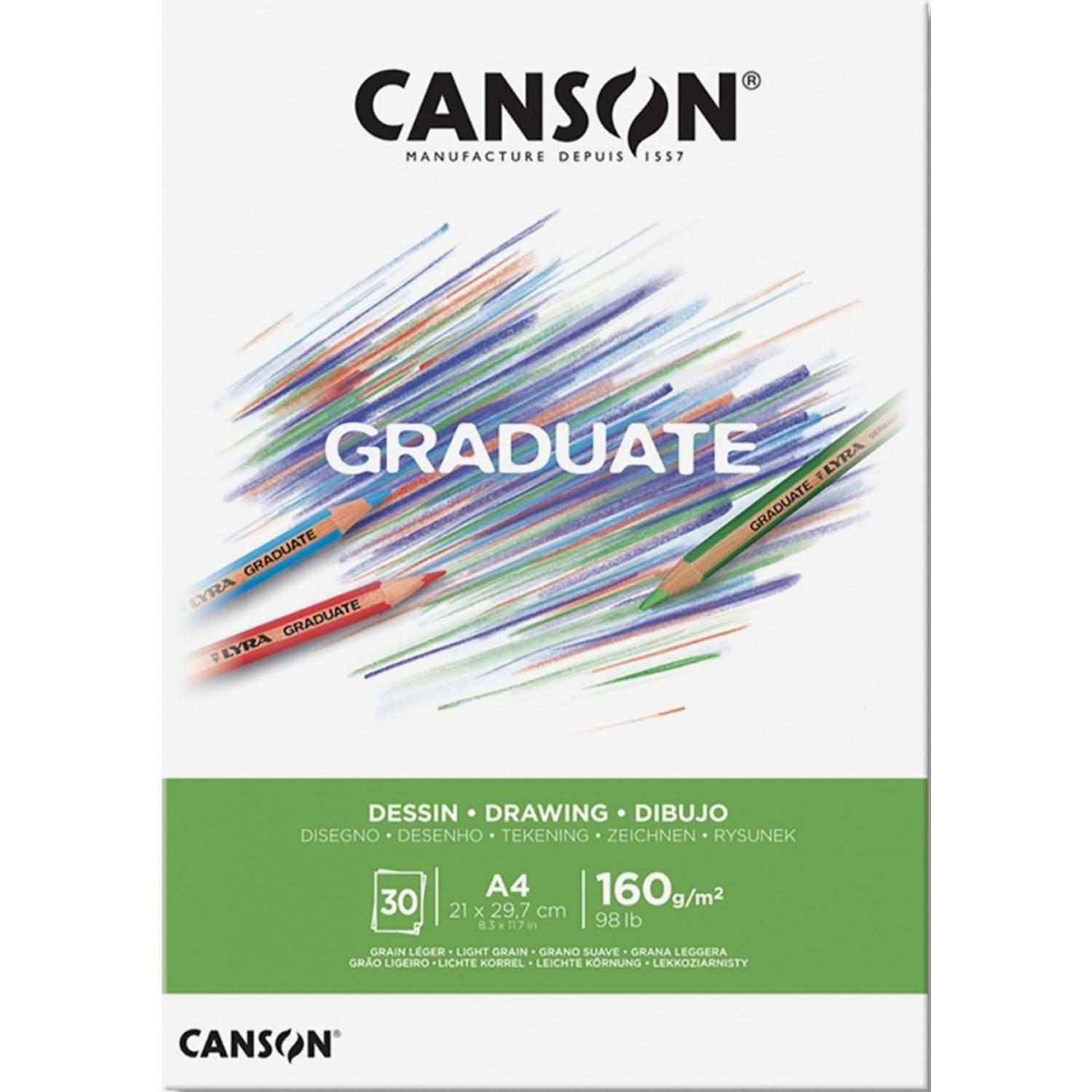 Sanatsal Resim Defterleri Canson Graduate Drawing White Çizim Blok 30 Sayfa A4 160gr Satın Al