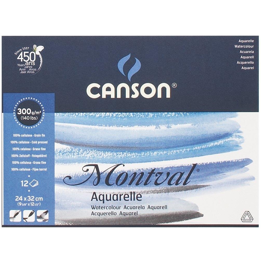 Sanatsal Resim Defterleri Canson Montval Sulu Boya Blok 12 Sayfa 24X32 300Gr Satın Al