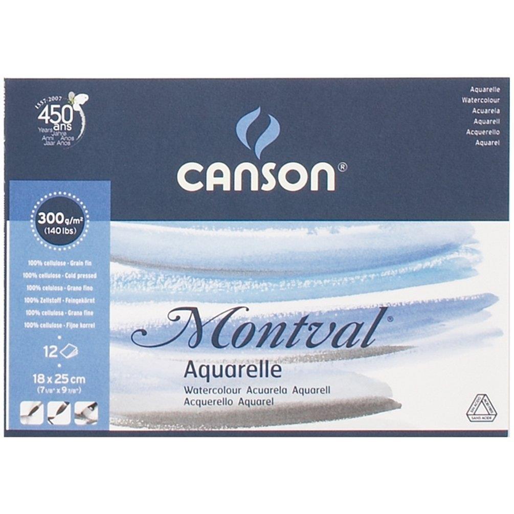 Sanatsal Resim Defterleri Canson Montval Sulu Boya Blok 12 Sayfa 18X25 300Gr Satın Al
