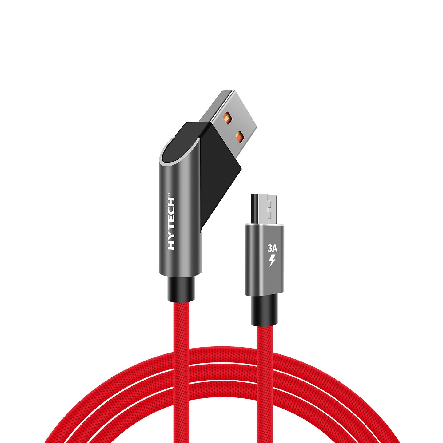 Şarj Kabloları Hytech HY-X215 3A Micro Usb 1m Kırmızı Data + Sarj Kablosu Satın Al