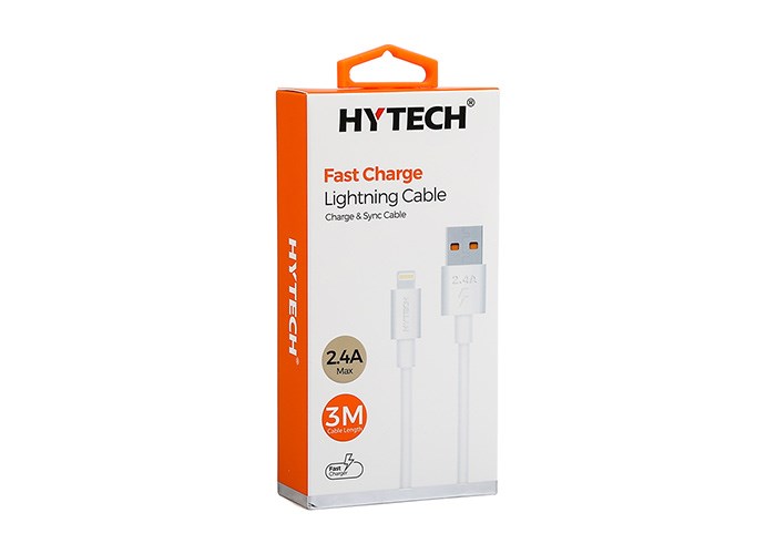 Şarj Kabloları Hytech HY-X99 3m 2.4A Usb to Lightning Beyaz Data + Sarj Kablosu Satın Al