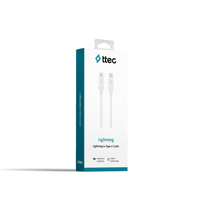Şarj Kabloları TTEC 2DK40B LIGHTNING TO TYPE-C ŞARJ KABLOSU Satın Al
